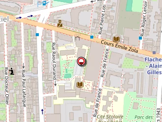 Carte de A.2.i. à Villeurbanne