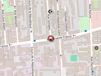 Carte de Armeca à Villeurbanne