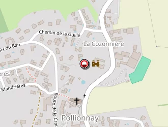 Carte de V T M Construction à Pollionnay