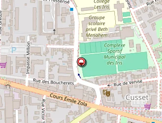 Carte de La Poste à Villeurbanne