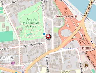 Carte de Elec 4 à Villeurbanne