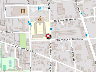 Carte de Regottaz à Décines-charpieu