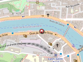 Carte de L'apostrophe à Lyon