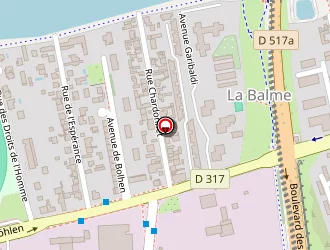 Carte de Chêne Jacky à Vaulx-en-velin