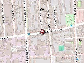 Carte de Gerflor à Villeurbanne