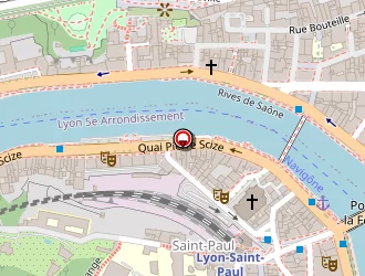 Carte de Le Phenix Hotel à Lyon