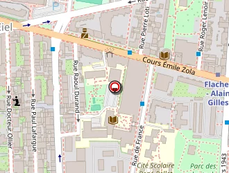 Carte de Adr Bureau à Villeurbanne