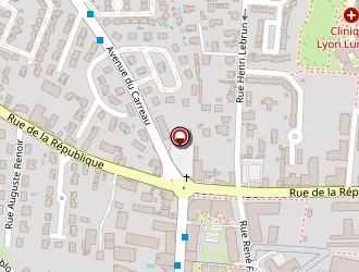 Carte de Pôle Emploi à Meyzieu