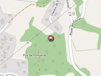 Carte de Golf Des Volcans à Orcines