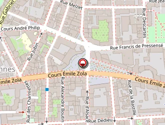 Carte de Sbm à Villeurbanne