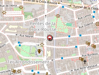 Carte de Salle Rameau à Lyon