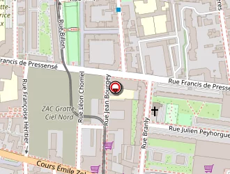 Carte de Legrand Gilbert à Villeurbanne