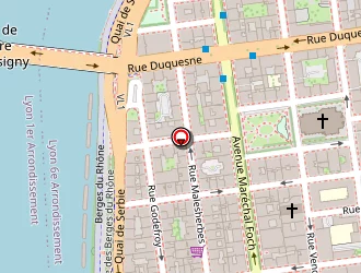 Carte de La Poste à Lyon