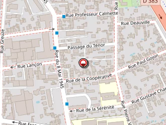 Carte de Fonds De Dotation Beth Menahem à Villeurbanne