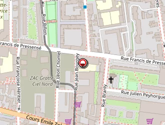 Carte de Monoprix à Villeurbanne