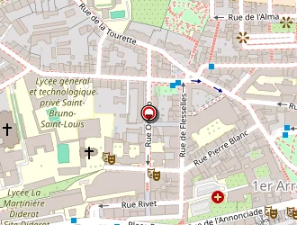 Carte de La Tenaille à Lyon