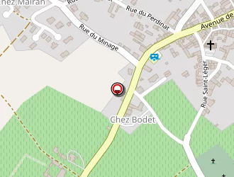 Carte de Charrier à Burie