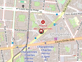 Carte de Randstad Vediorbis à Lyon