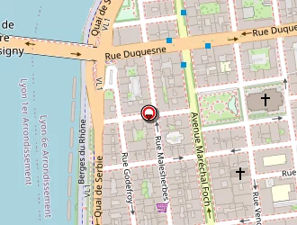 Carte de Centre Vendôme à Lyon