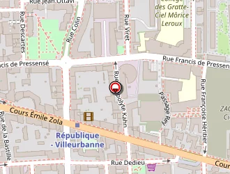 Carte de Groupama à Villeurbanne