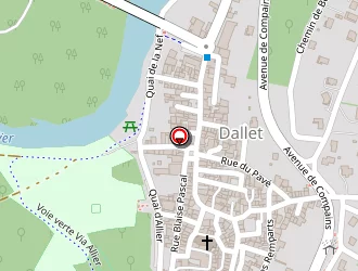 Carte de La Poste à Dallet