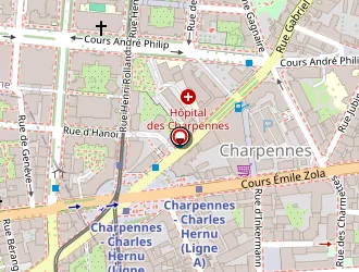 Carte de Bayene à Villeurbanne