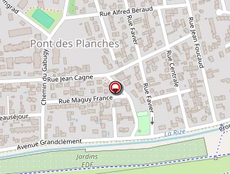 Carte de Veolia à Vaulx-en-velin