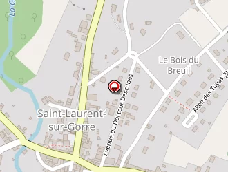 Carte de La Poste à Saint-laurent-sur-gorre