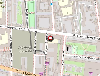 Carte de Darson à Villeurbanne