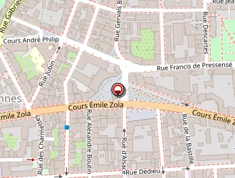 Carte de Hamamet à Villeurbanne