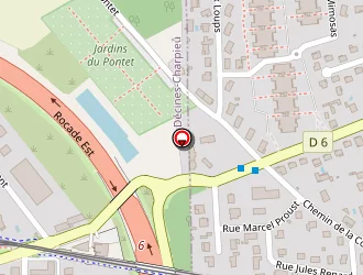 Carte de Hôtel Grand Est à Meyzieu