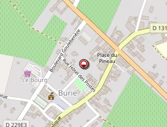 Carte de Seea à Burie