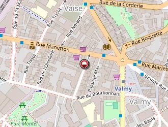 Carte de Garage Des Tuileries à Lyon