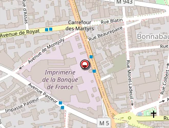 Carte de Aéro Parapente à Chamalières