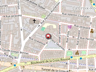 Carte de Lycée Saint Louis Saint Bruno à Lyon