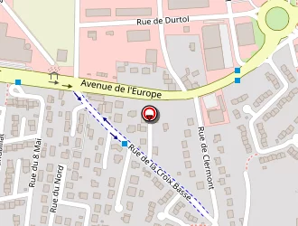 Carte de Lempdes Ambulances à Lempdes