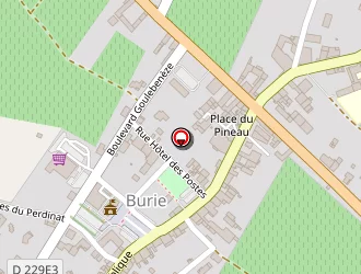 Carte de Richard Dany à Burie