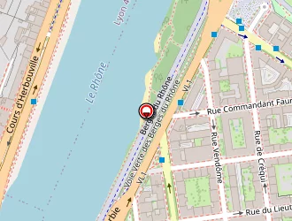 Carte de Consulat De Tunisie à Lyon