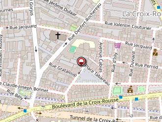 Carte de La Legumerie à Lyon