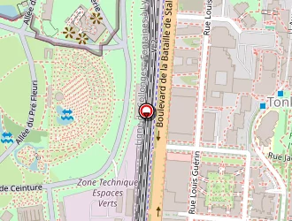 Carte de Mazars à Villeurbanne