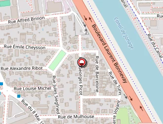 Carte de Prat Dalila à Villeurbanne