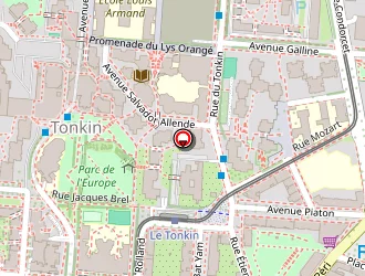 Carte de Franprix à Villeurbanne