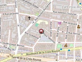 Carte de Collège D'enseignement Secondaire De La Tourette à Lyon