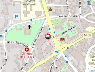 Carte de Le Yoga Du Chat à Chamalières