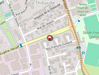 Carte de Albi à Vaulx-en-velin