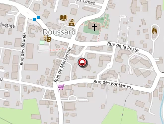 Carte de De Fleurs & D'eau à Doussard