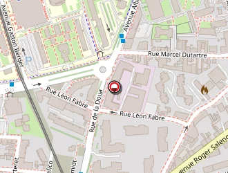 Carte de Textildor à Villeurbanne