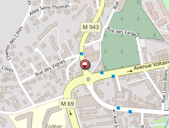 Carte de Clinidom à Chamalières