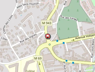 Carte de Monastère Des Clarisses à Chamalières