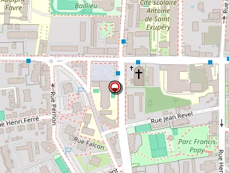 Carte de Centre Psyrene à Lyon